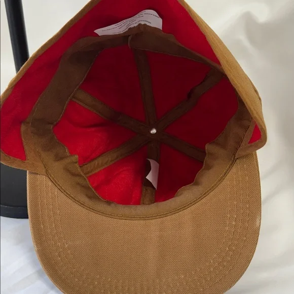 CARHARTT Rare Vintage Ear flap Hat Thermal A15Brown New With Tags! size Small - Picture 4 of 7